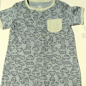 Carters Baby Boy Car Themed Button up Romper